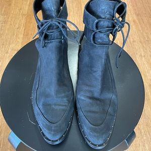 Freda Salvador Black Shoe Booties, Size 9 1/2